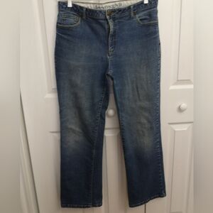 Lands' End Original Fit Women's Size 12 Bootcut Jeans